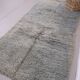 Pale Vintage Moroccan Rug 137 x 295 cm - Berber Wool Rug - Handmade Rug