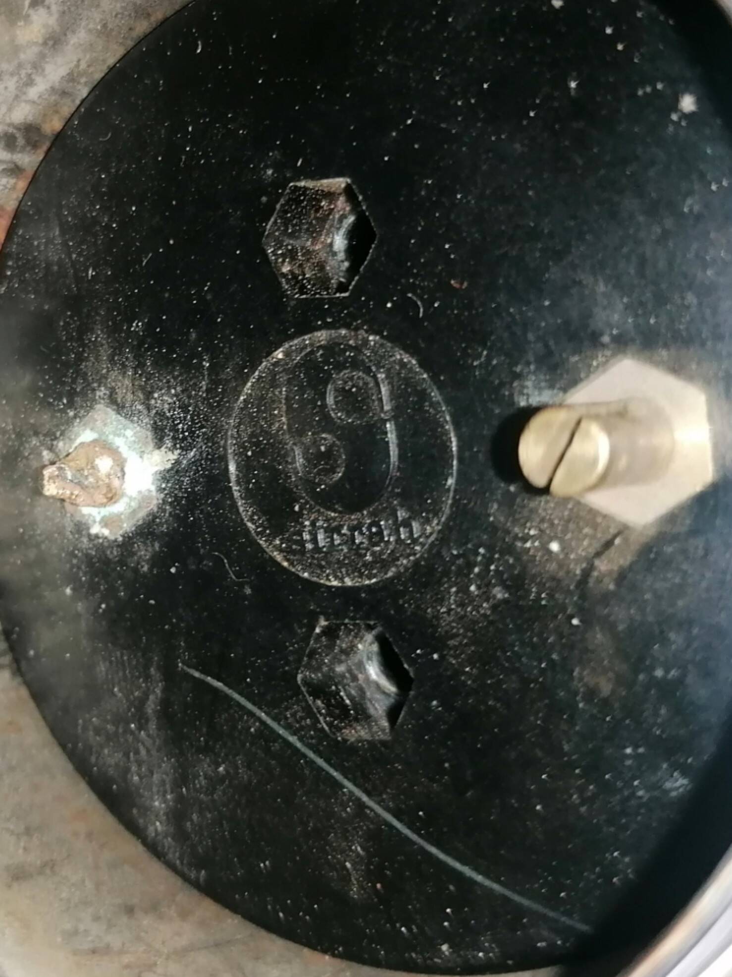 1970 designer lamp in chrome Franco Albini