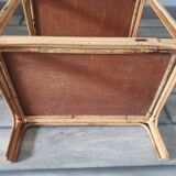 Rattan shelf