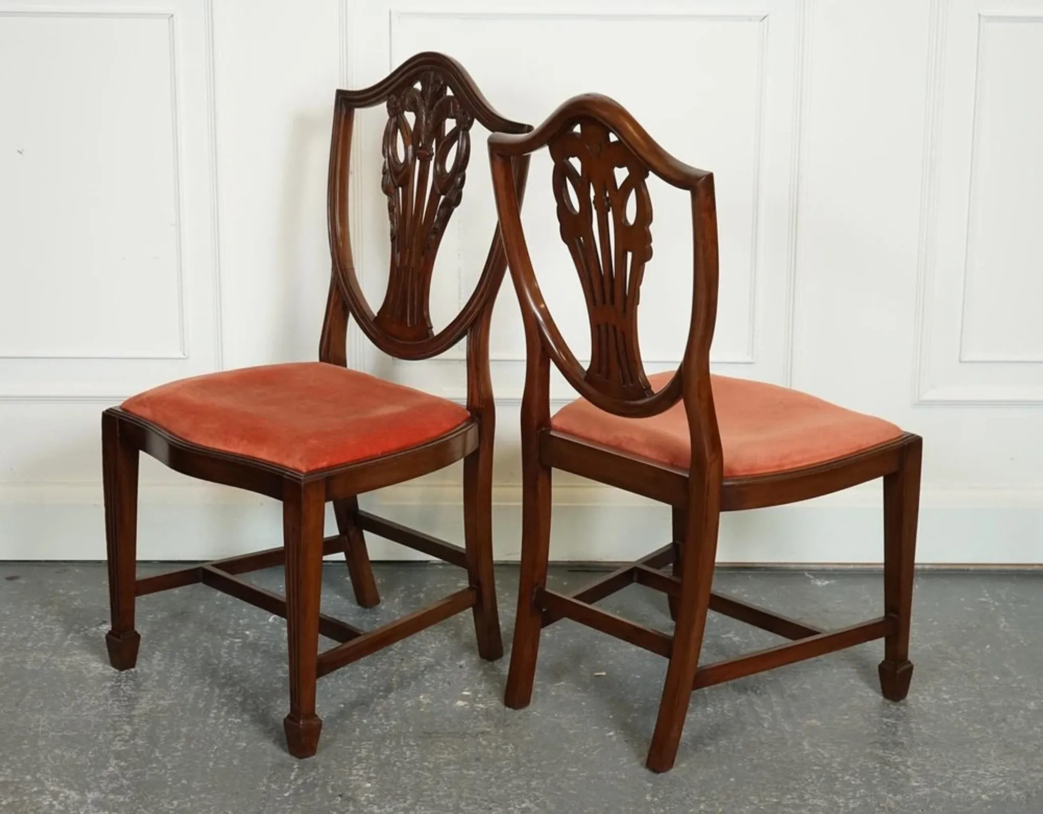 Set of Hepplewhite Victorian Occasional Chairs