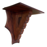 Antique wooden wall shelf