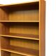 Vintage large teak bookcase Danish design from the 60s