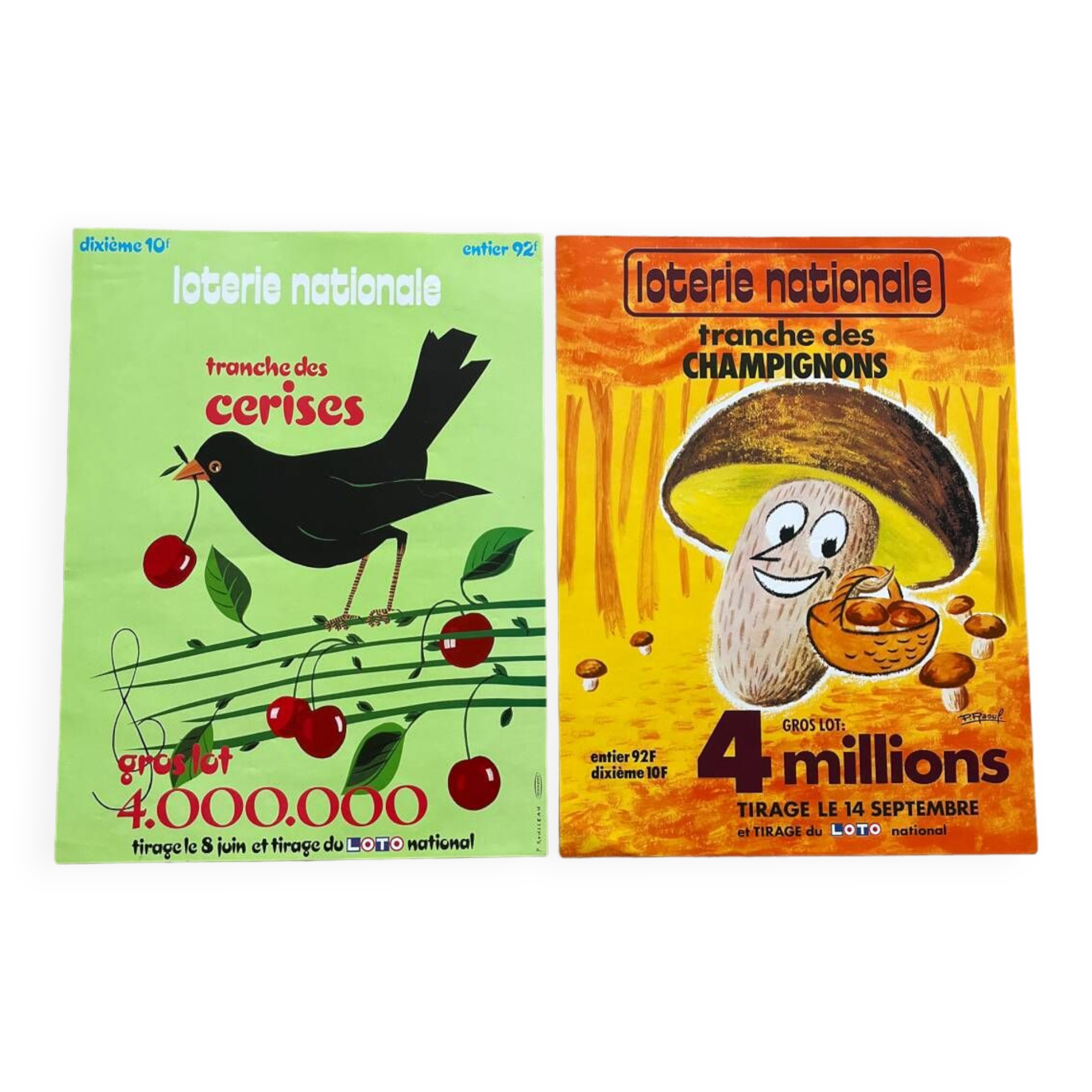 Advertising posters