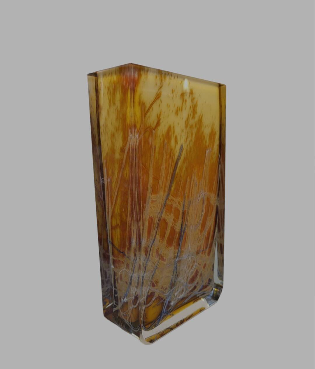 Exbor glassen vaas, Milieu du siècle, Pavel Hlava Tsjechië, jaren 1960