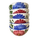 Floral ceramic bowls