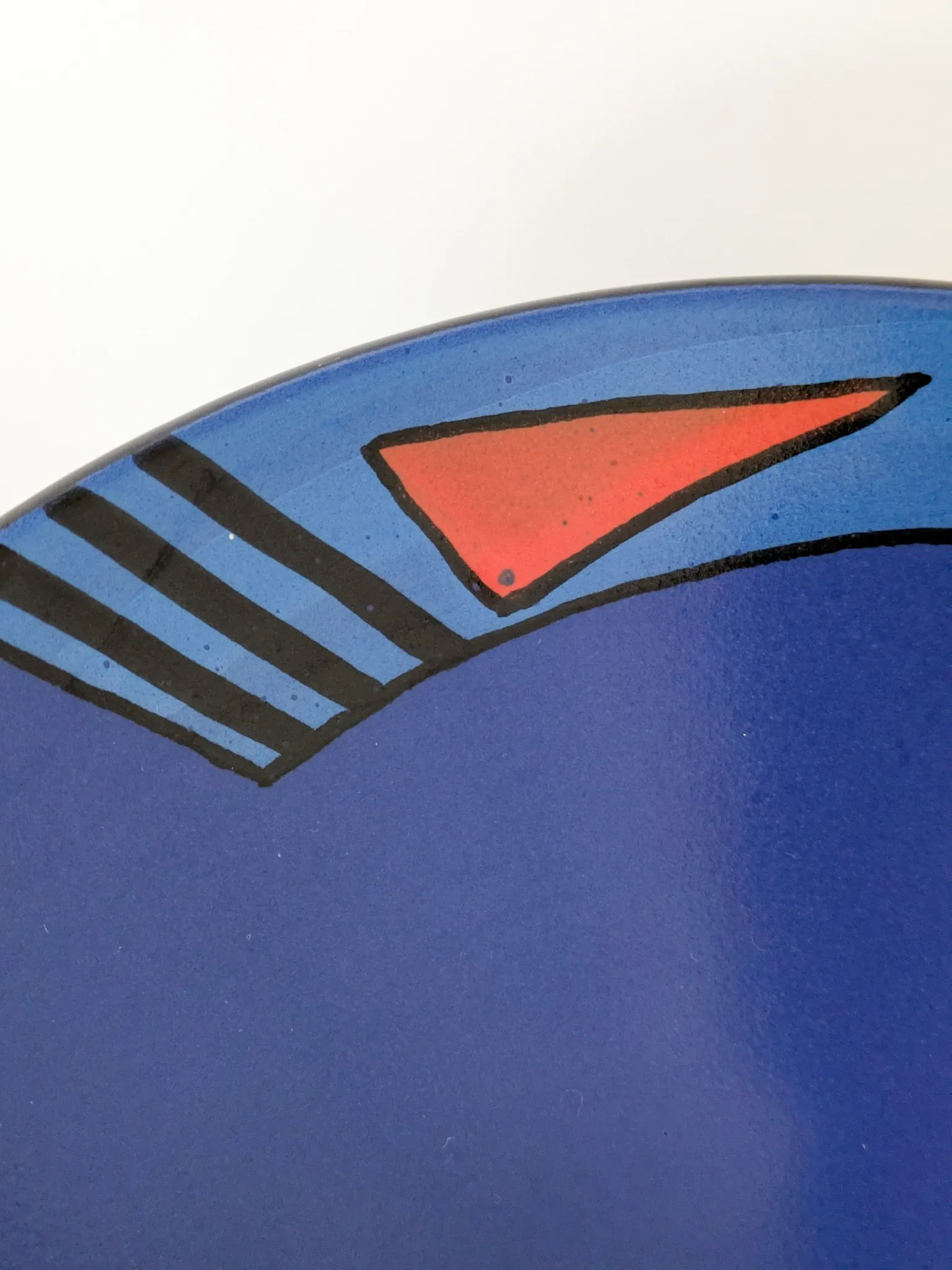 Fruit Bowl KMK Kupfermühle Indigo Series, Memphis Style 1980s