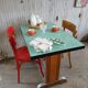 Vintage bistro table