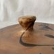 Service dish enamelled sandstone Pottery of the Vallauris Dove