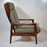 Fauteuil scandinave haut dossier par Niels Eilersen 1960