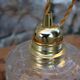 Moulded glass walk-in lamp
