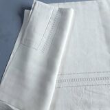 wedding set: sheet and 2 CS monogram pillowcases