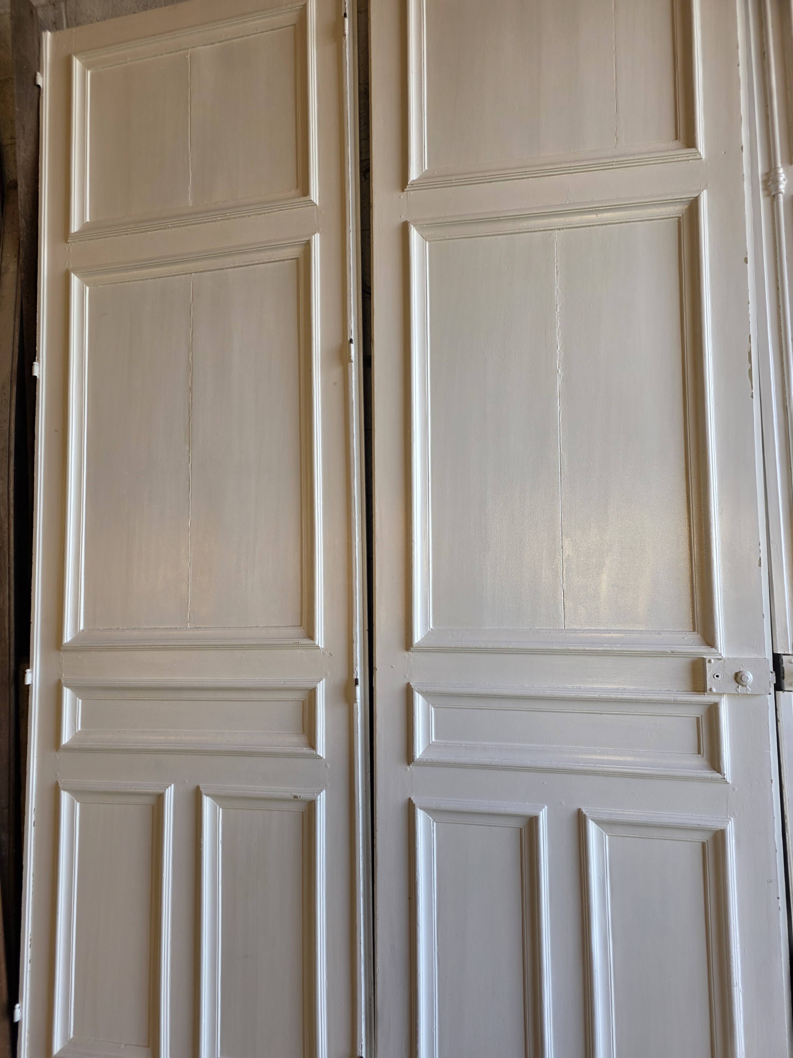 4 partition doors, 19th century.