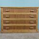 Rattan and bamboo dresser