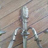 Set of 2 bronze wall lamps