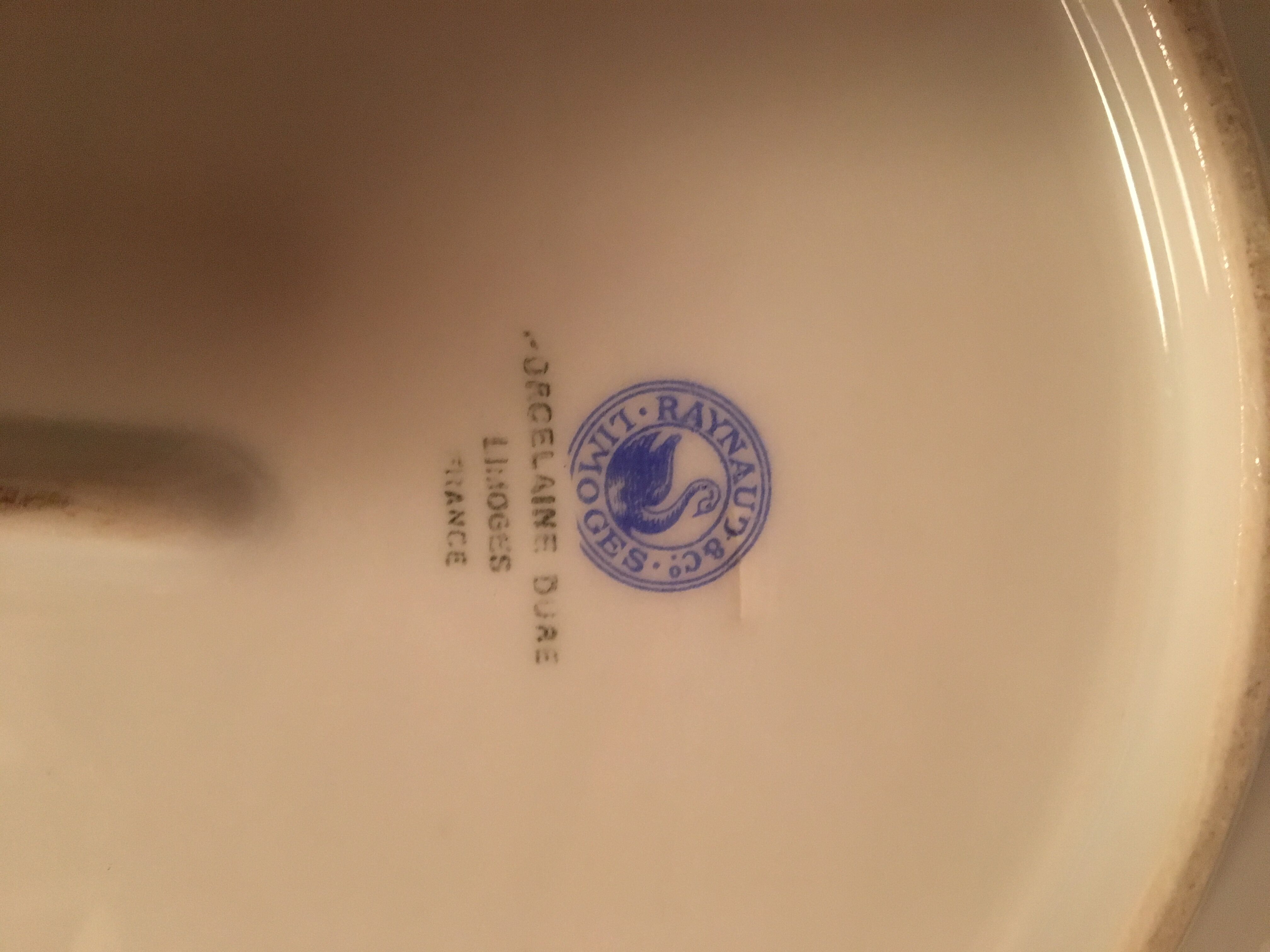 Porcelain dish from Limoges Raynaud