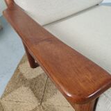 Pair of teak chairs Juul Kristensen for Glostrup Denmark 1960s