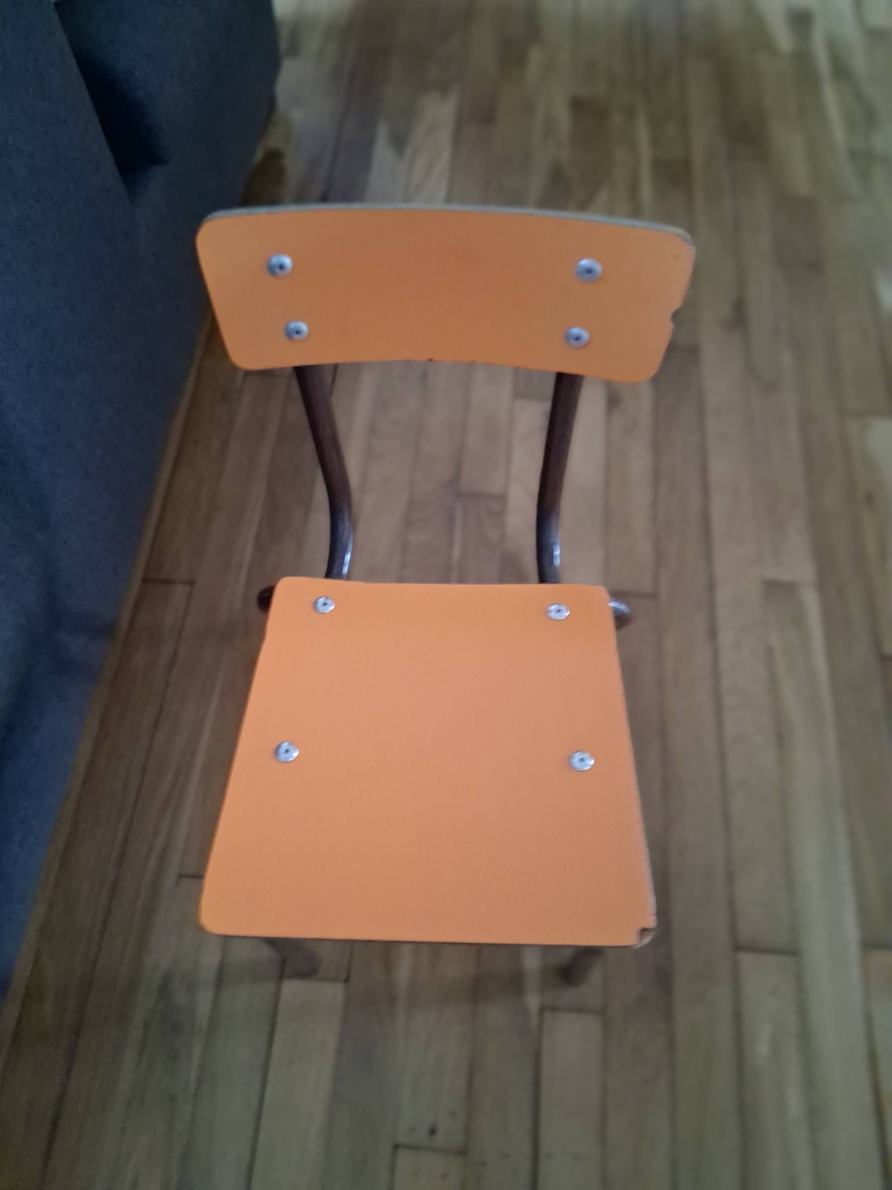 Vintage children's chair from the 1970s