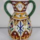 Polychrome vase in glazed earthenware, Nabeul – 1920