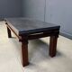 Vintage wooden and stone top coffee table, 1970s