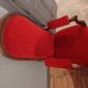Genuine vintage shabby chic Voltaire deck chair.