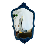 Miroir baroque bleu