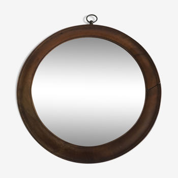 Miroir rond ancien - 30 cm