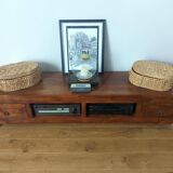 Furniture, console in solid rosewood.