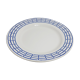 Flat faience plate by Digoin Sarreguemines , "Digne"
