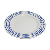 Assiette plate en faience de Digoin Sarreguemines , "Digne"
