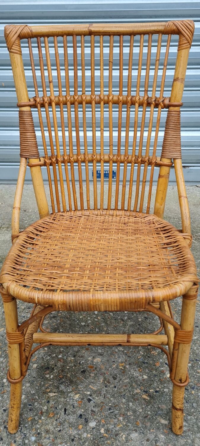 Rattan chair 1960
