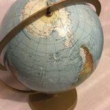 World map in relief