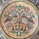 Ancien Plat Mural Montopoli Arno Italie 1930 Oiseau Majolica Toscane
