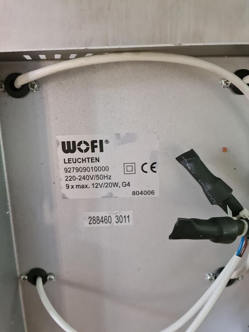 Set of 3 vintage luminaires wofi leuchten publisher