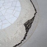 Mosaic and Brass Coffee Table attributed to Berthold Müller, 1950s