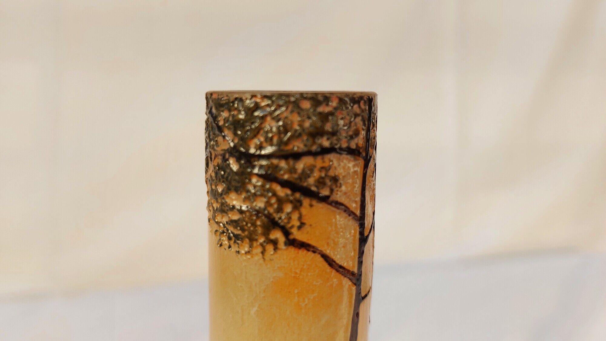 Acid-engraved glass soliflore vase signed Legras - Art Nouveau