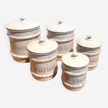 Set pots à épices tôle émaillée