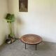 Capron “herbarium” coffee table with metal base