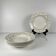 6 assiettes creuses Gien, création Primefleur, modèle "Constellation", 1950