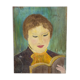 Libre interprétation de La Liseuse de Renoir 1959