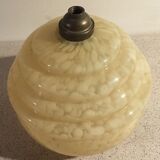 Old glass globe for luminaire or ceiling lamp
