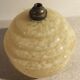 Old glass globe for luminaire or ceiling lamp