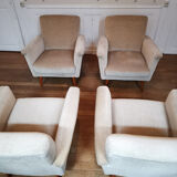 fauteuils club années  60 70