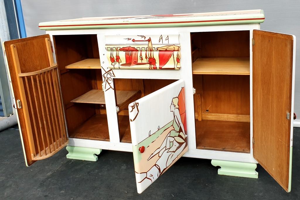 Buffet Deauville 1950 pop art XIX by Laurence DELMOTTE BERREBY