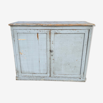 Blue patinated Parisian buffet