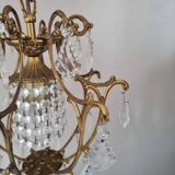 Authentique lustre Peris Andreu, Valence, Espagne, années 1950, entièrement
