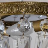 Ceiling light with tassels