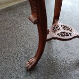 Old side table harness marble top