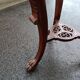 Sellette ancienne table d'appoint plateau marbre