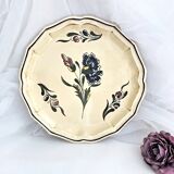 Assiette décorative de Salins France  décor Epinal     25,5 cm