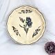 Decorative plate from Salins France, Epinal decor 25.5 cm